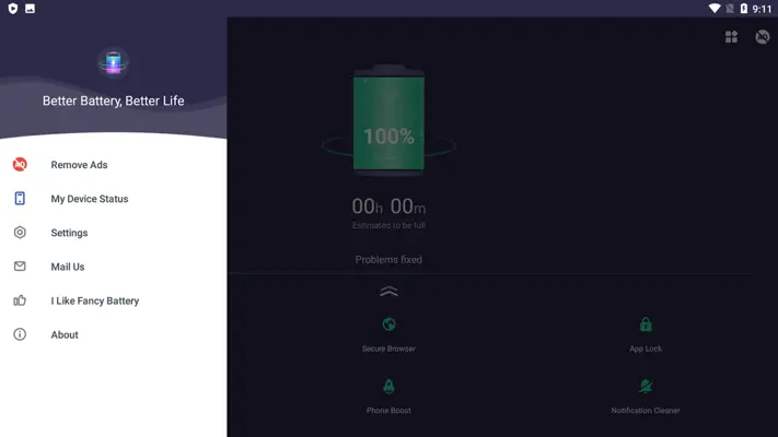 Fancy Battery android App screenshot 8